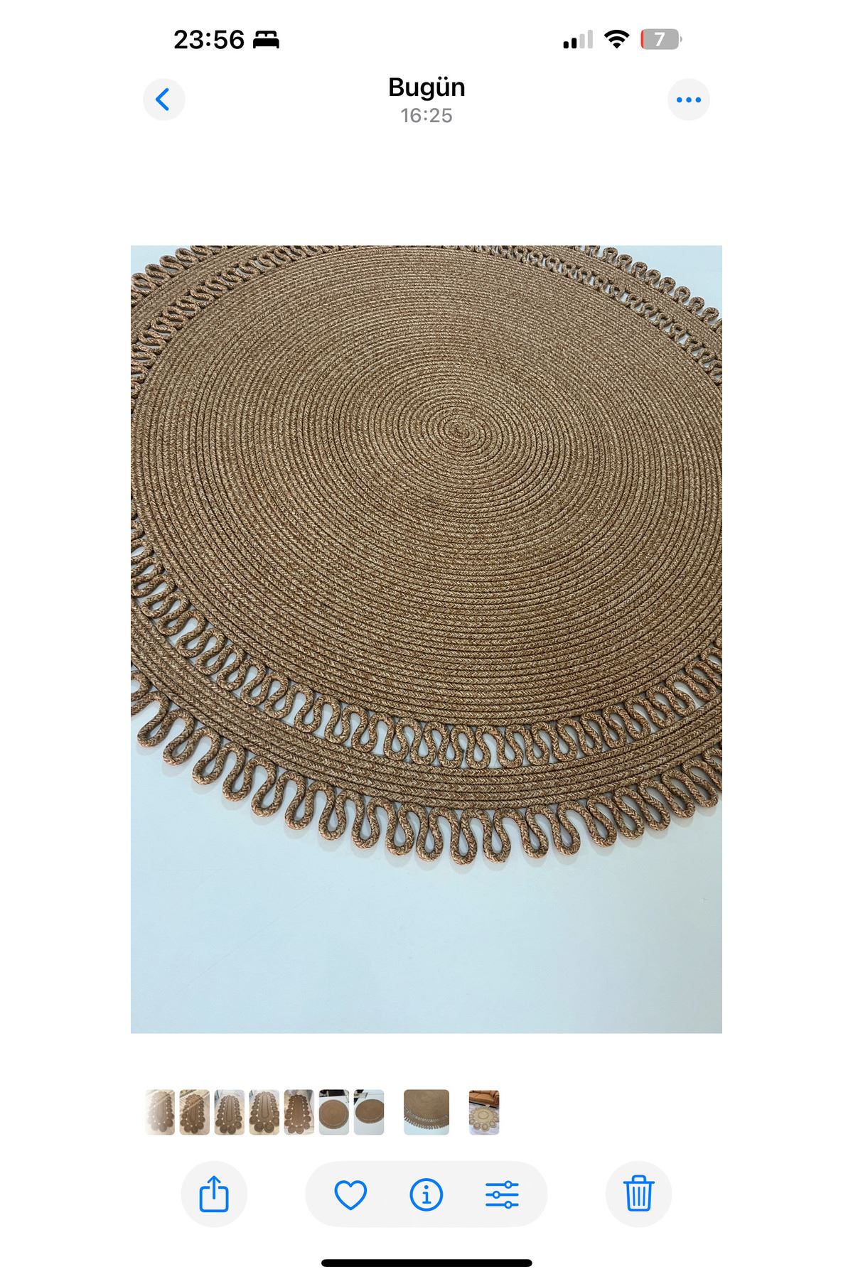 Jüt. Desenli, Dekoratif, Kilim, Salon ,mutfak Halısı. Çeyizlik, Hediyelik ,hasır