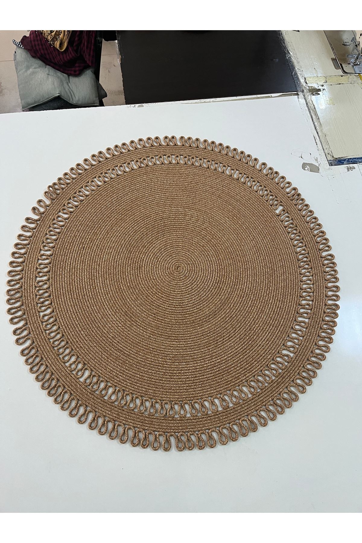Jüt. Desenli, Dekoratif, Kilim, Salon ,mutfak Halısı. Çeyizlik, Hediyelik ,hasır