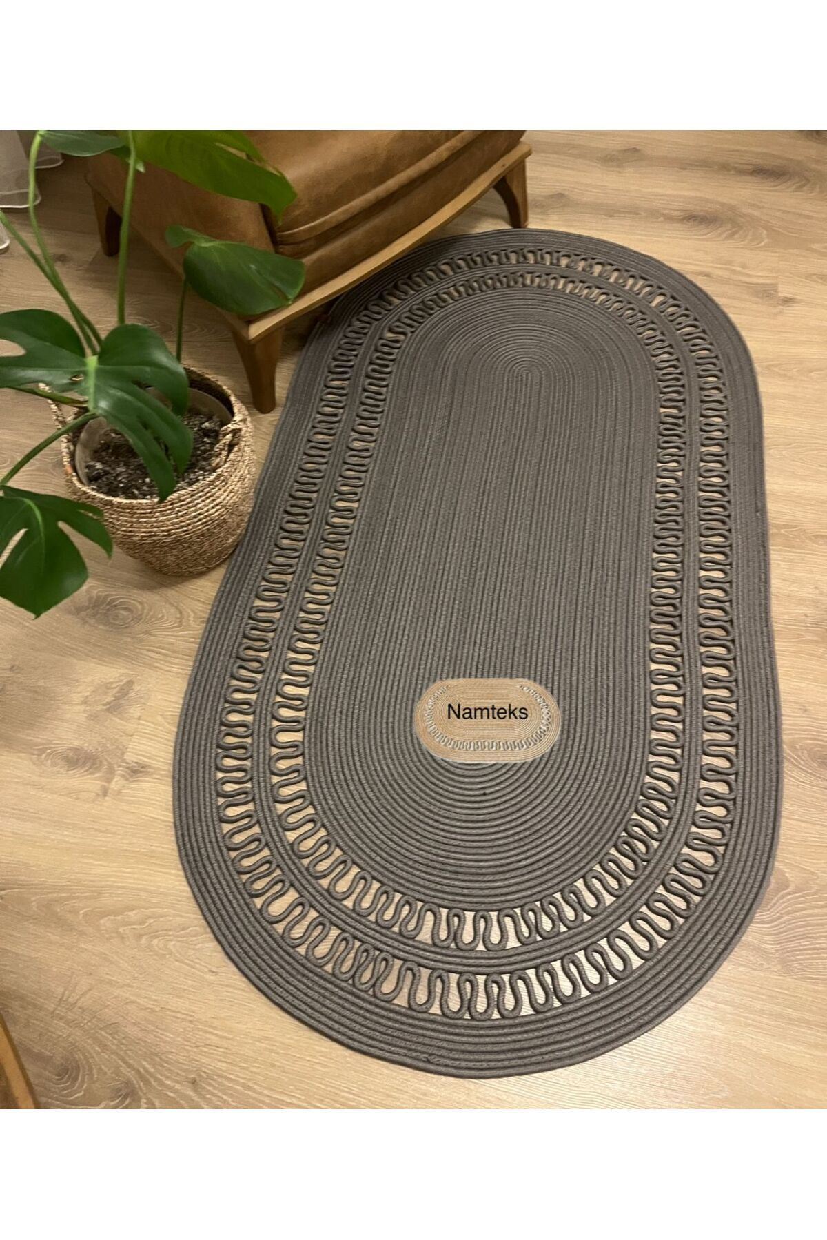 jüt hasır halı, kilim, paspas, hediyelik eşya, ev dekorasyonu, iç dekorasyon çift trikotlu