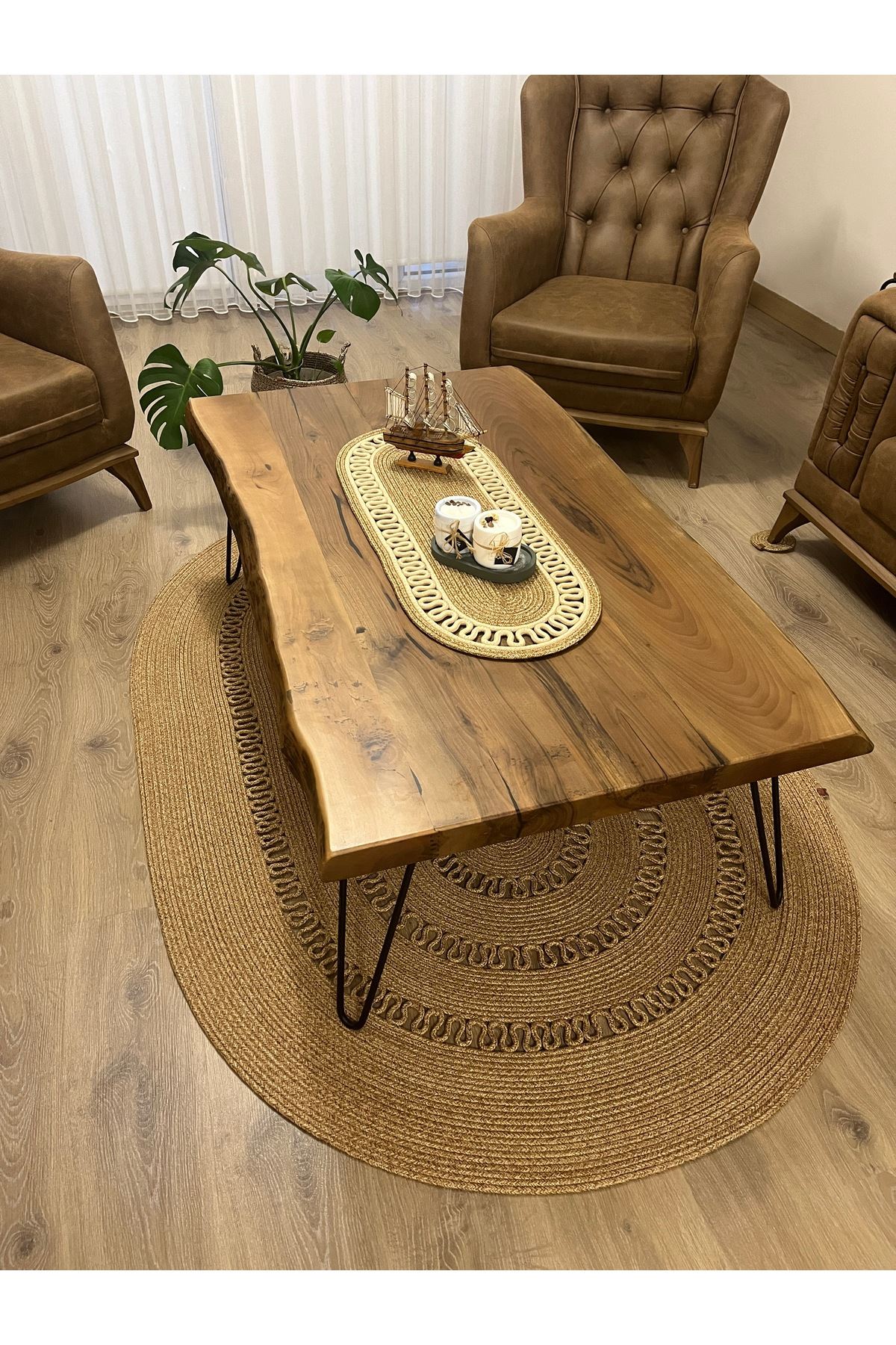 hasır jüt kilim paspas bohem moden hasır dekoratif hediyelik ceyizlik