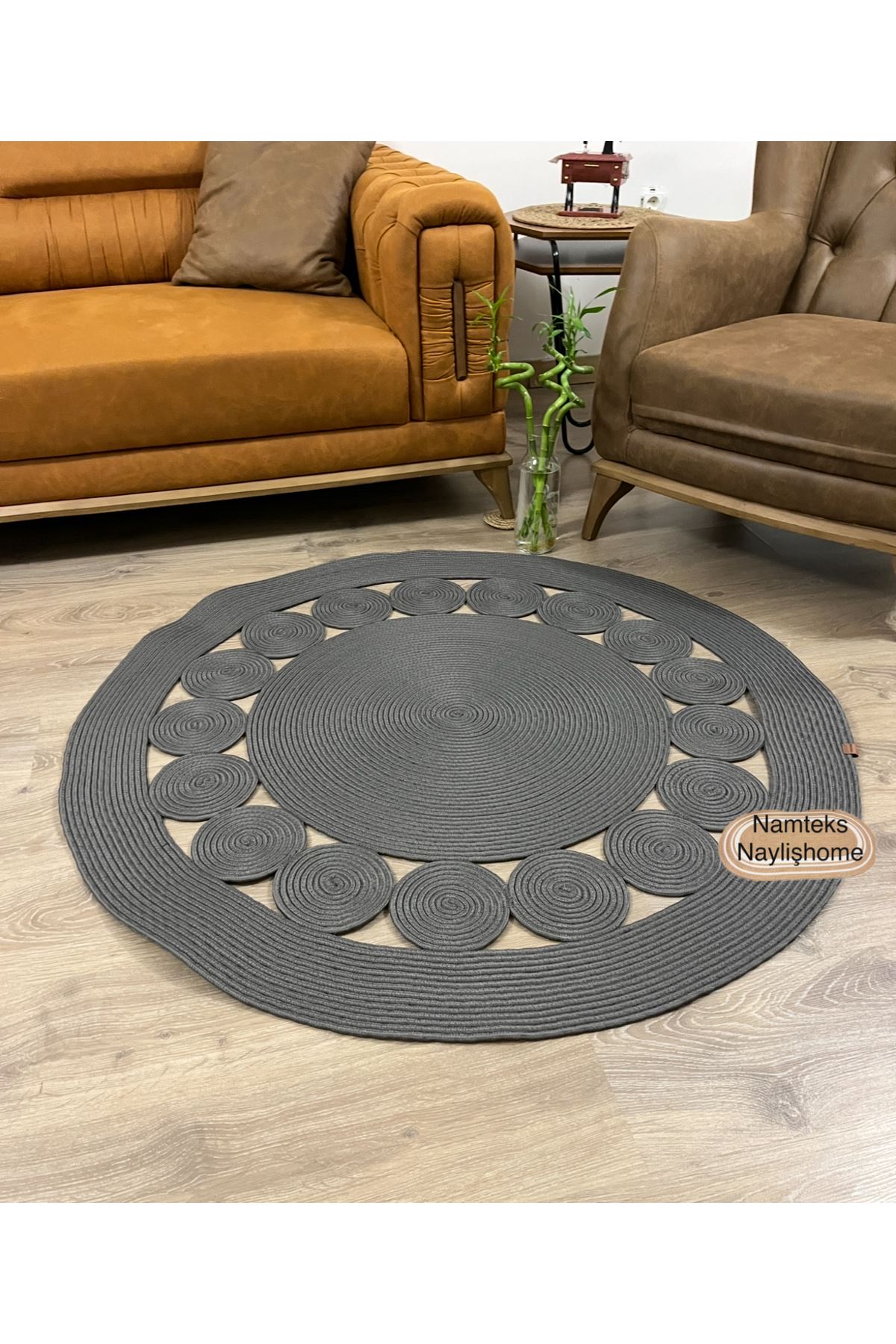 Modern, Hasır /Jüt. Desenli, Dekoratif, Kilim, Salon,mutfak Halısı. Çeyizlik, Hediyelik, siyahşerdüz
