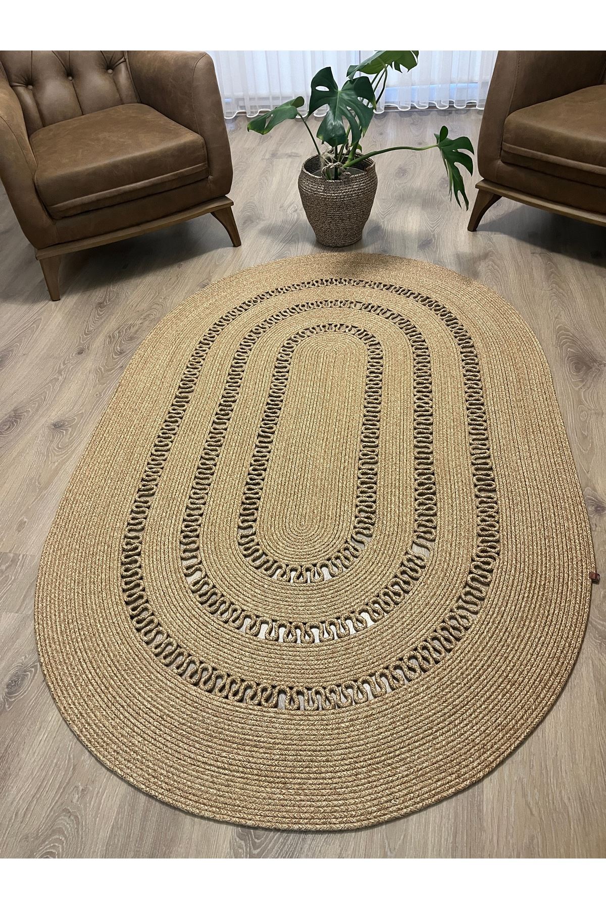 hasır jüt kilim paspas bohem moden hasır dekoratif hediyelik ceyizlik
