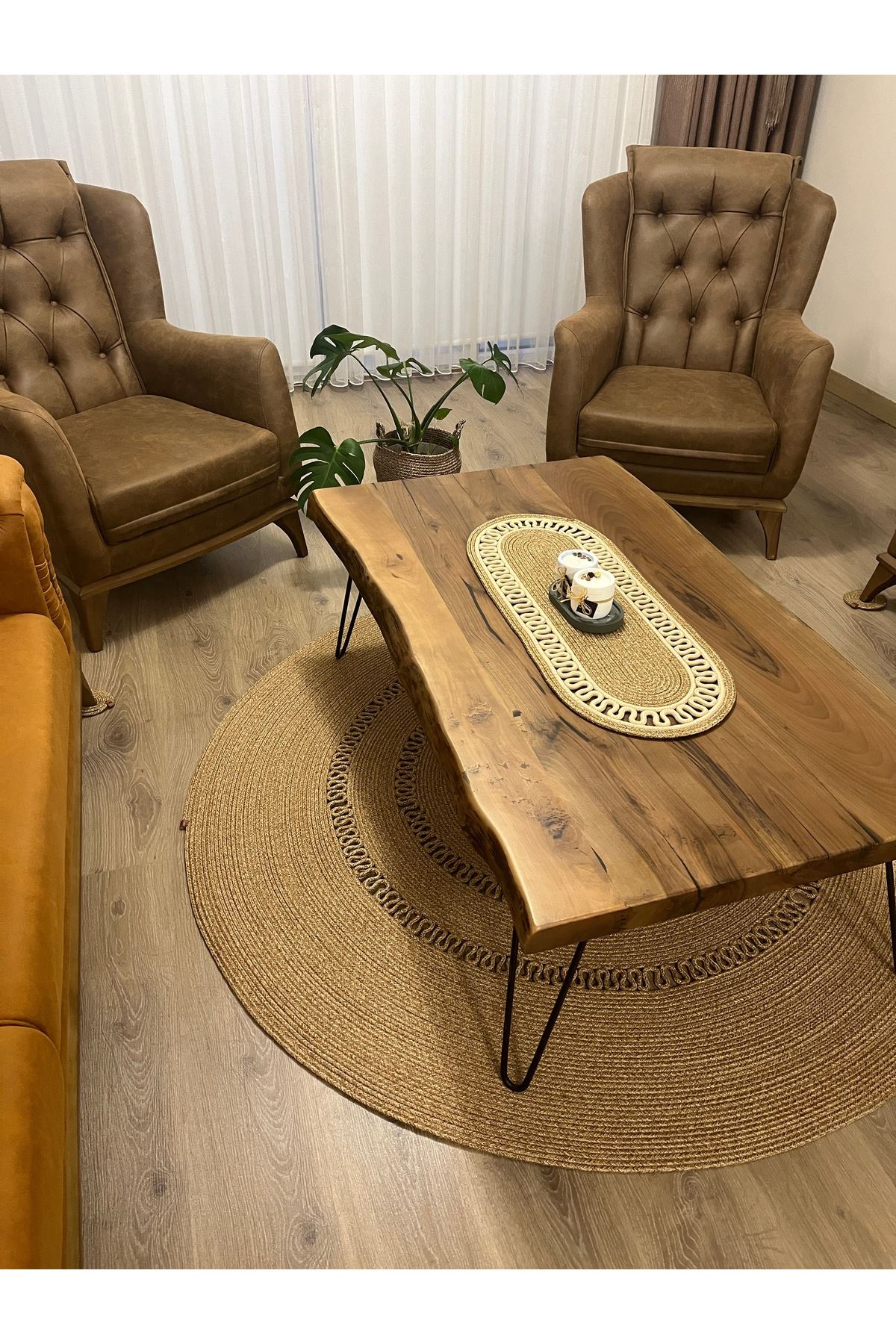 hasır jüt kilim paspas bohem moden hasır dekoratif hediyelik ceyizlik