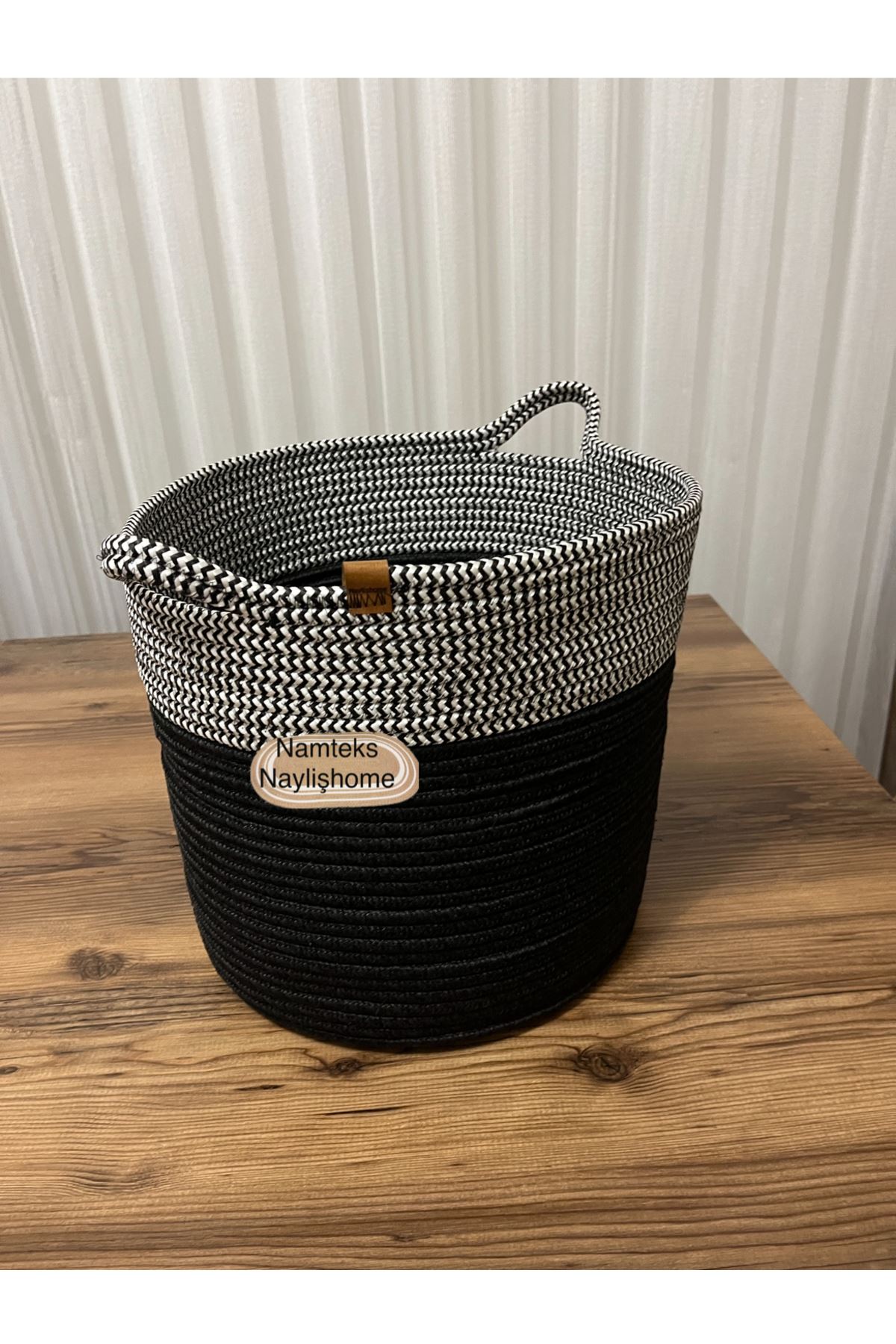 30cm-30cm çok amaçlı saplı orta boy sepet hediyelik çeyizlik organize