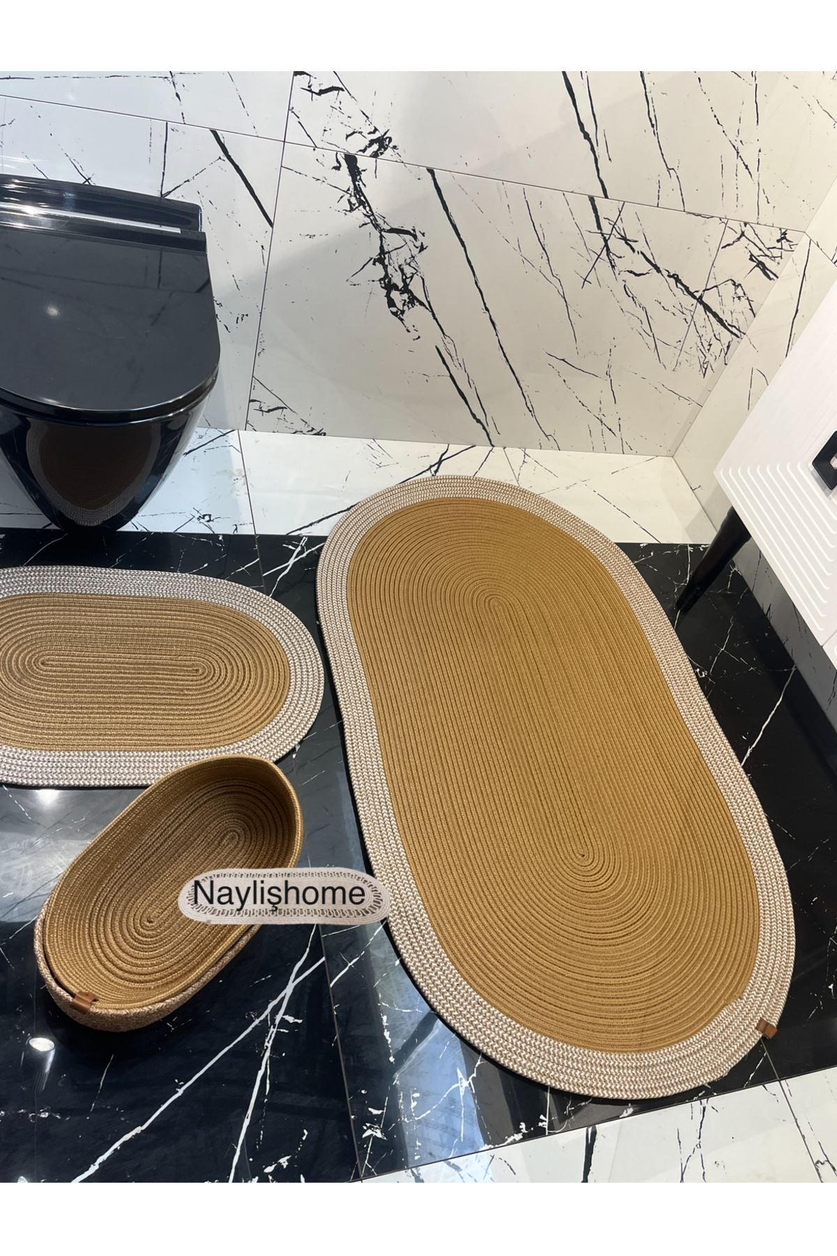 70x120cm ,40x60cm. 2 paspas,2 oval sepetli banyo takımı. hediyelik, çeyizlik ,bohem, dekoratif