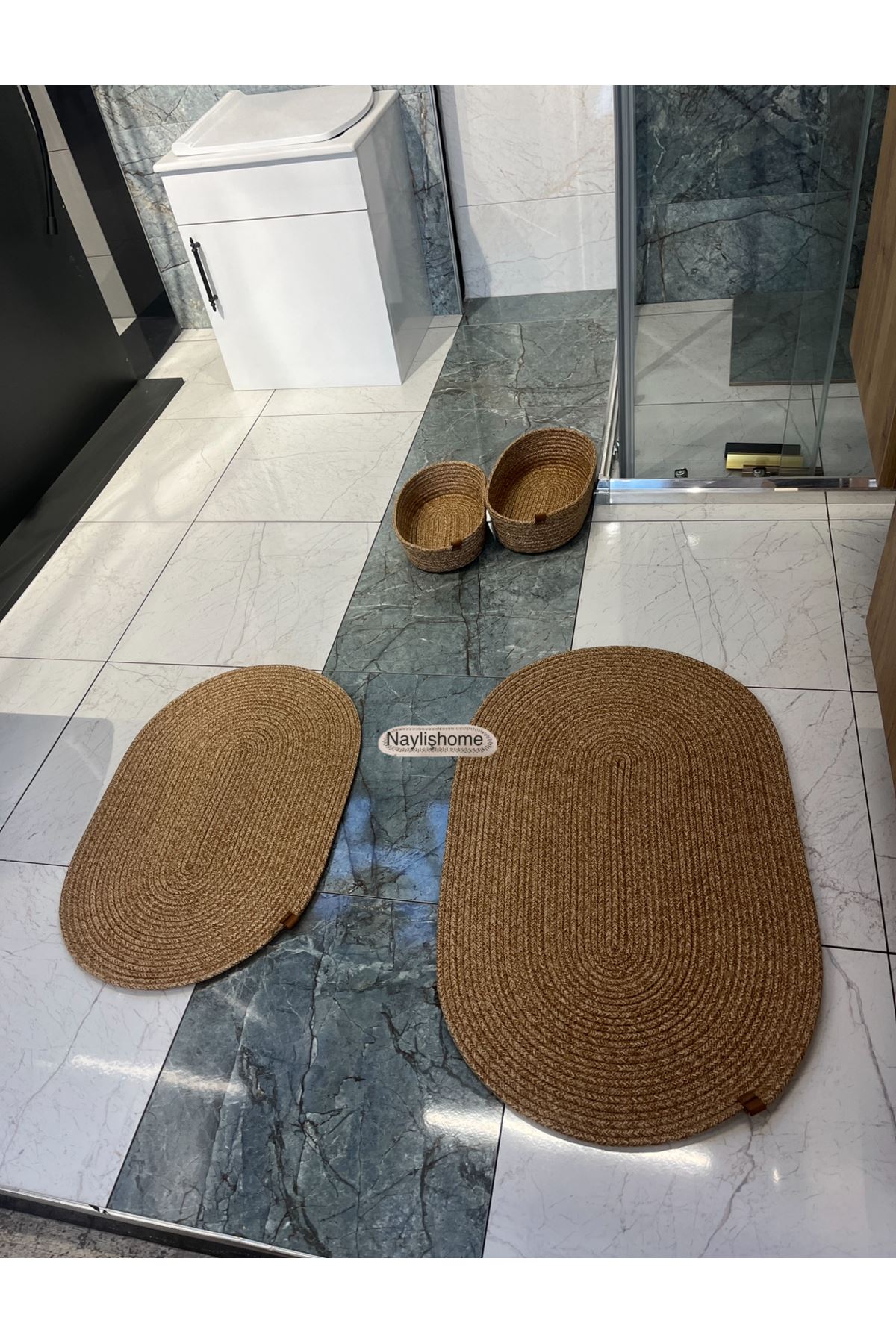 60x100 cm, 40x60 cm paspas ,4 lü banyo takımı. hediyelik, çeyizlik ,bohem, dekoratif ,organize