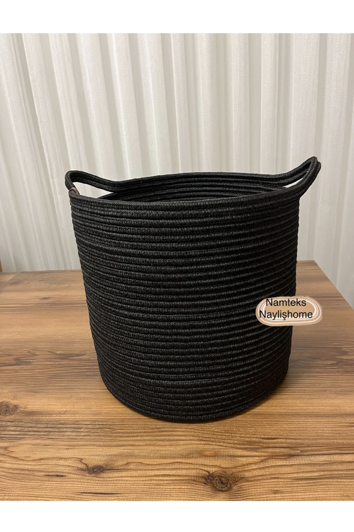 30cm-30cm çok amaçlı saplı orta boy sepet hediyelik çeyizlik organize