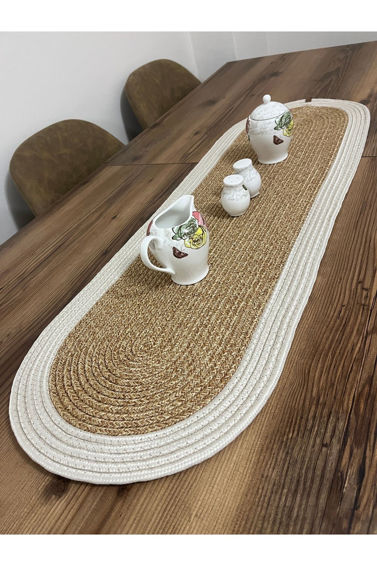 Jüt ,Hasır ,Amerikan Servisi, Supla Takımı ,Tabak Altlığı ,Runner ,Ekmek Sepeti, trikotlusuplatakımı