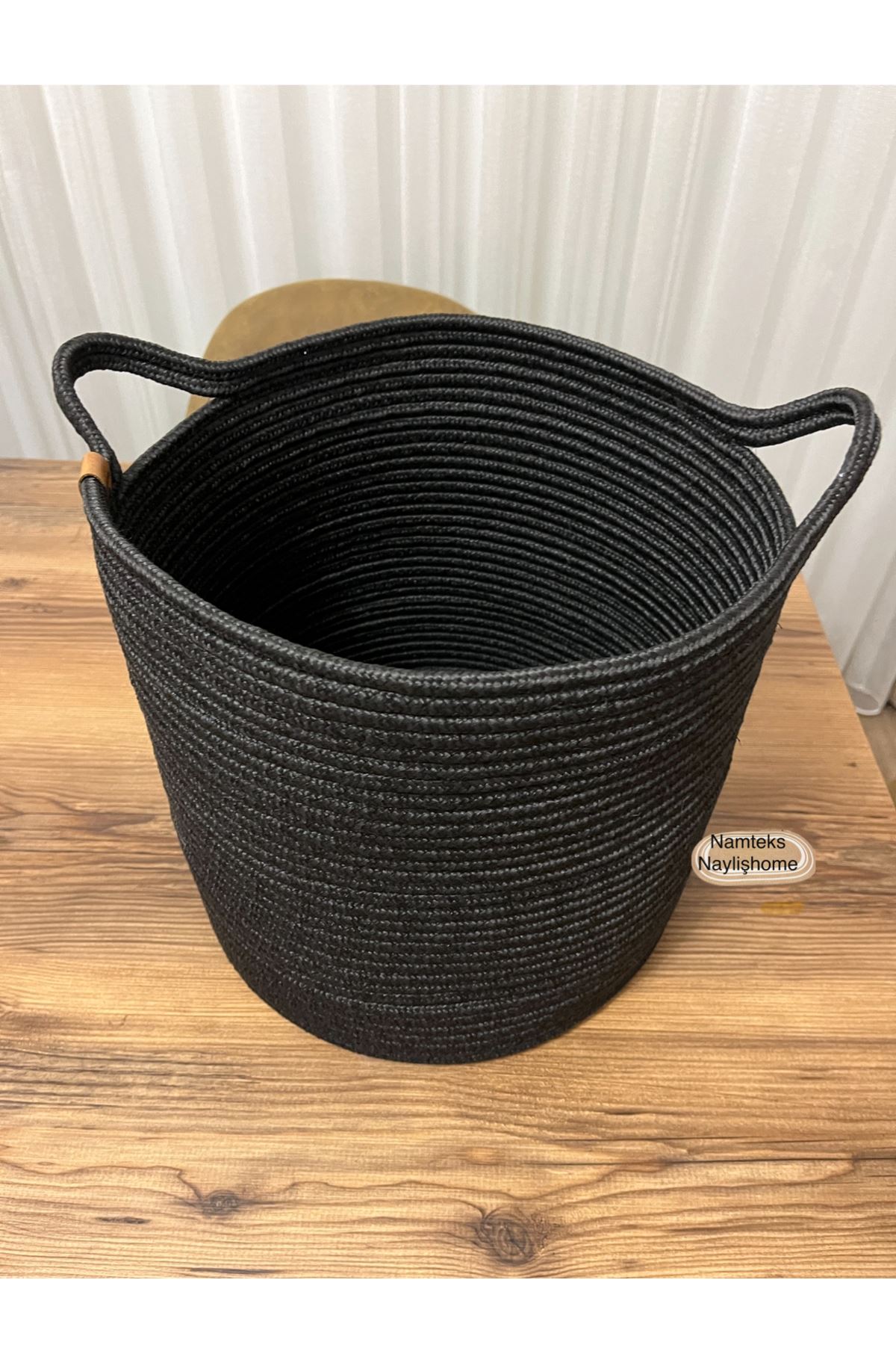 30cm-30cm çok amaçlı saplı orta boy sepet hediyelik çeyizlik organize