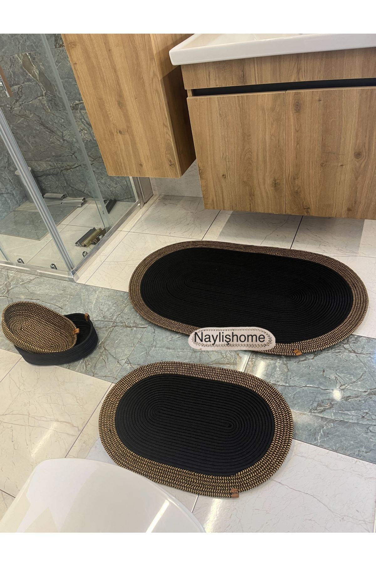 60x100 cm, 40x60 cm paspas ,4 lü banyo takımı. hediyelik, çeyizlik ,bohem, dekoratif ,organize