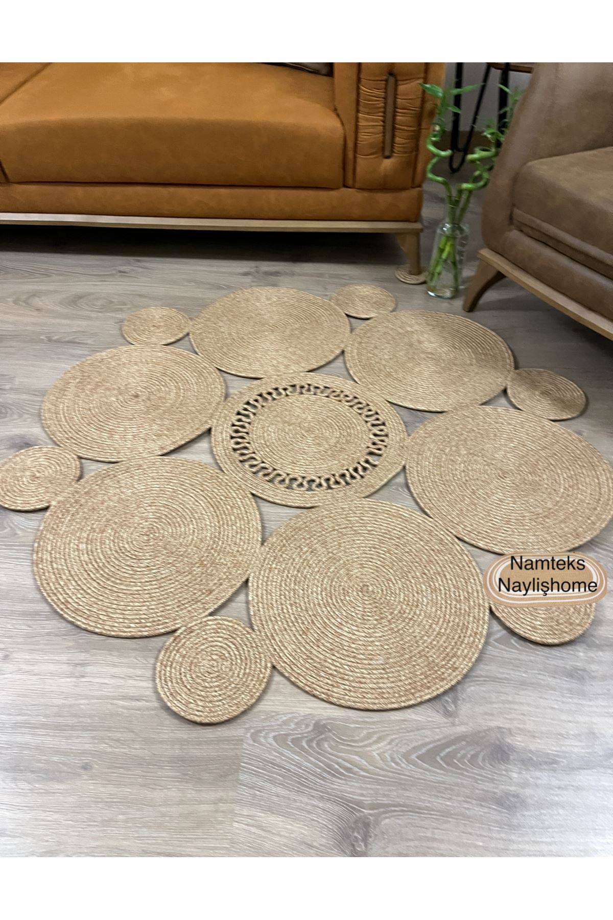 jüt hasır halı, kilim, paspas, hediyelik eşya, ev dekorasyonu, iç dekorasyon, NAYLA MODEL…