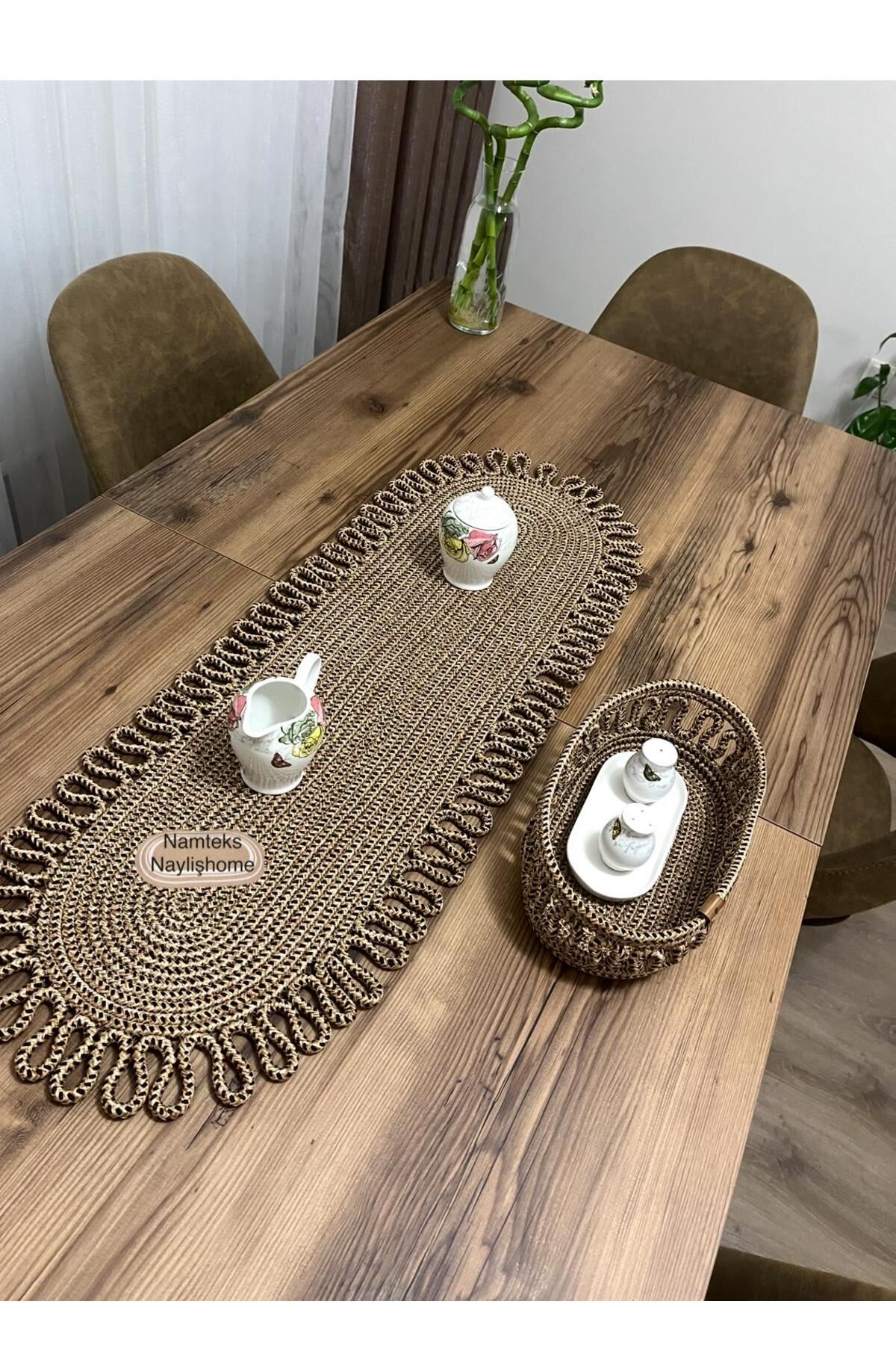 Runner Sepet Takımı, Jüt ,hasır ,amerikan Servisi, Supla Takımı ,tabak Altlığı ,sunum
