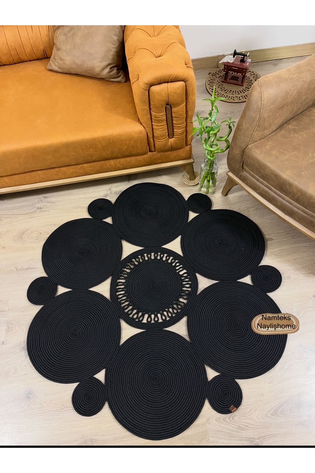 jüt hasır halı, kilim, paspas, hediyelik eşya, ev dekorasyonu, iç dekorasyon, NAYLA MODEL…