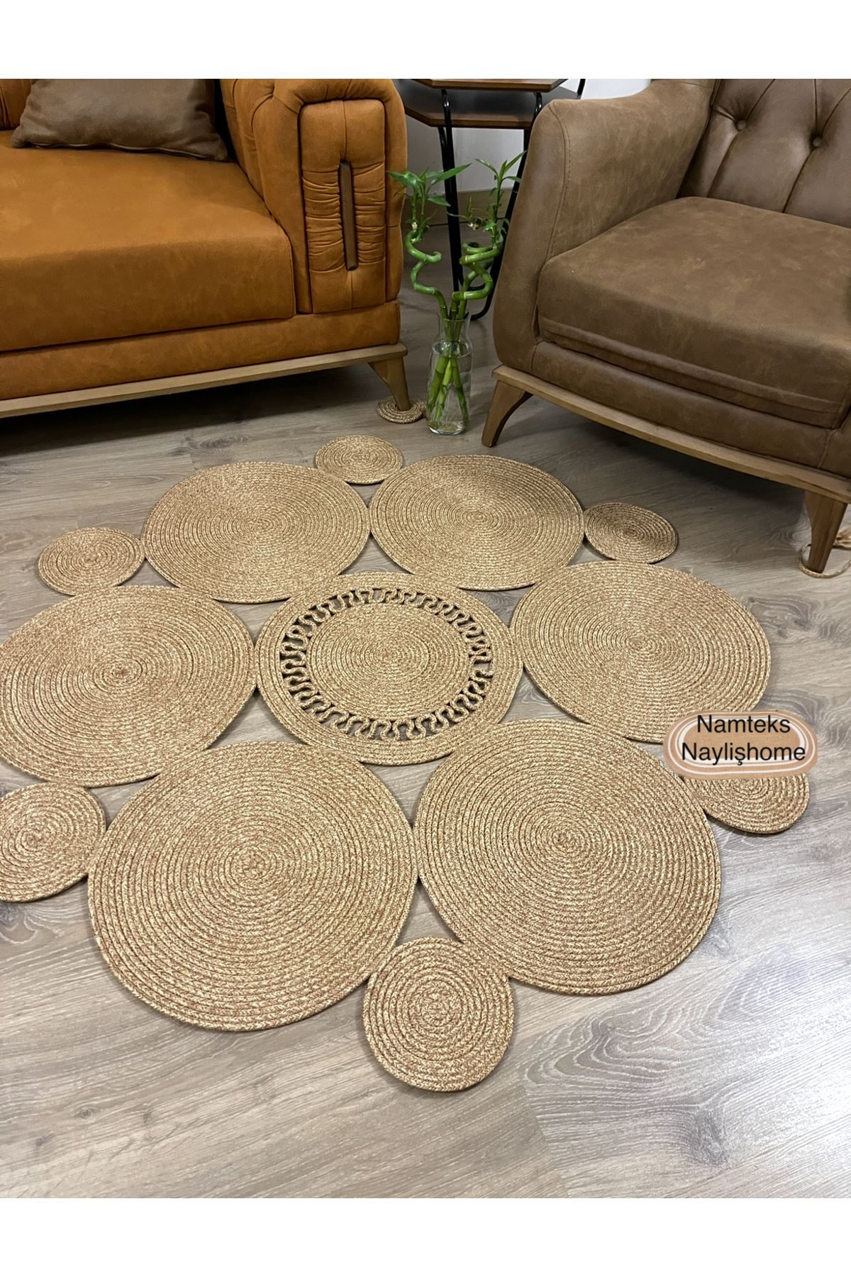 jüt hasır halı, kilim, paspas, hediyelik eşya, ev dekorasyonu, iç dekorasyon, NAYLA MODEL…