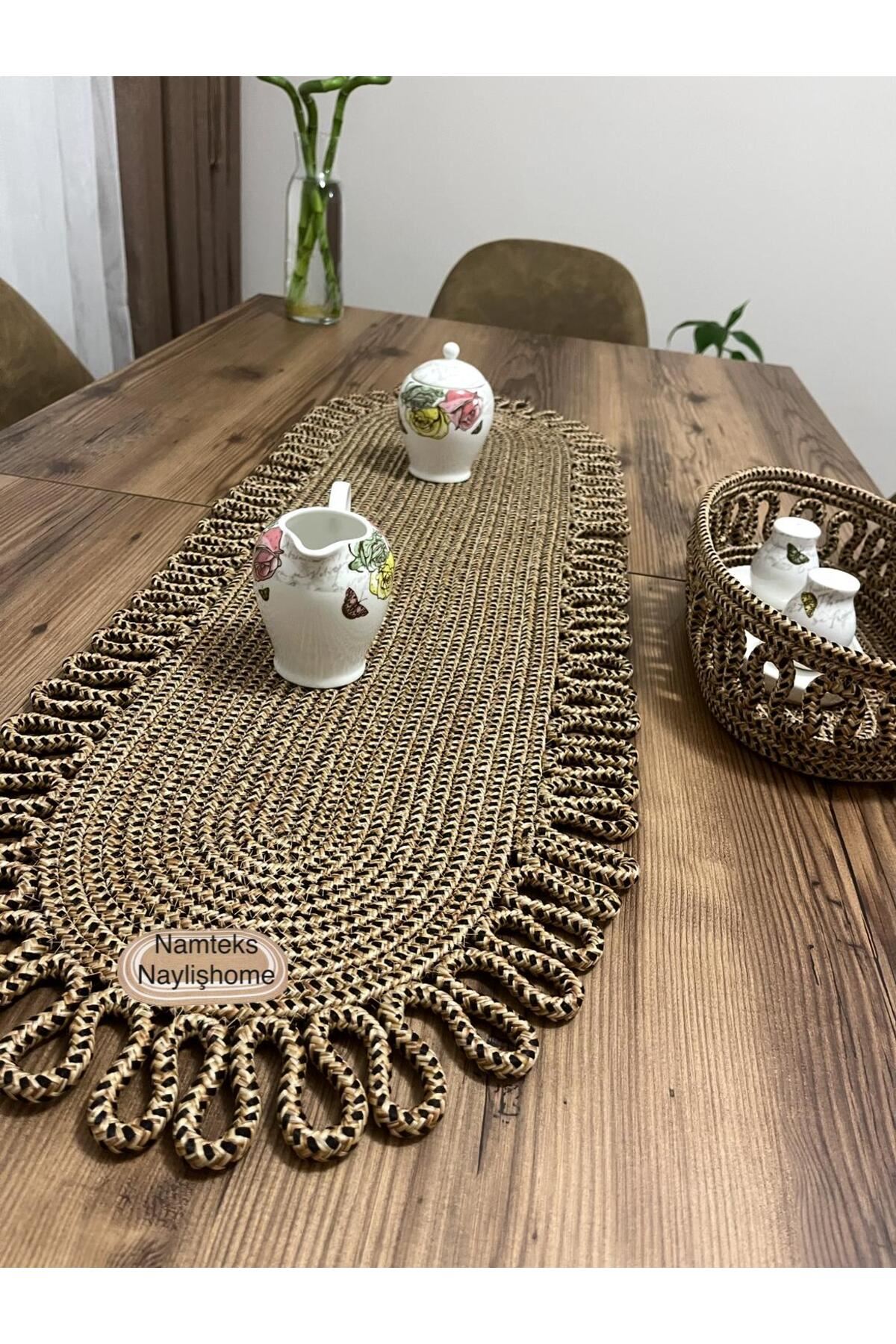 Runner Sepet Takımı, Jüt ,hasır ,amerikan Servisi, Supla Takımı ,tabak Altlığı ,sunum