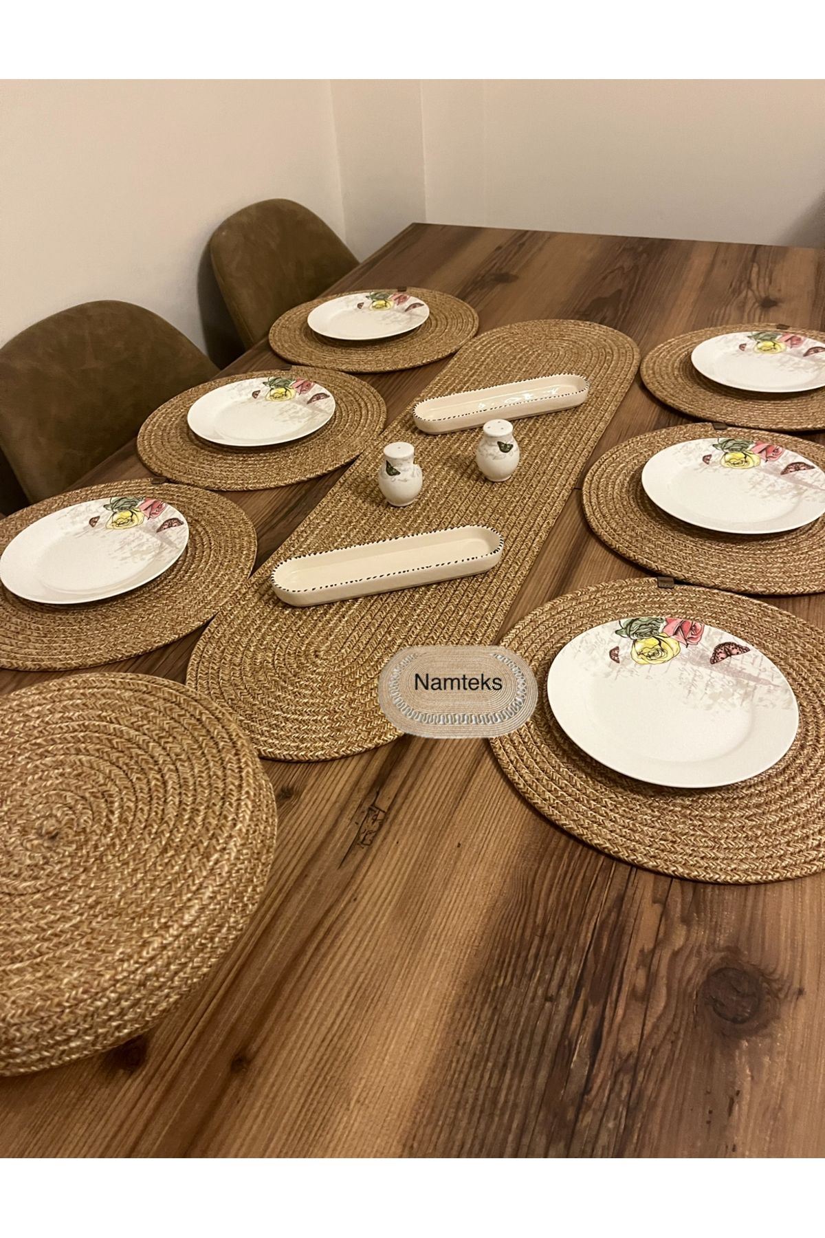 jüt, amerikan servis takımı, runner, supla, hediyelik, masa örtü takımı, yemek servis takımı