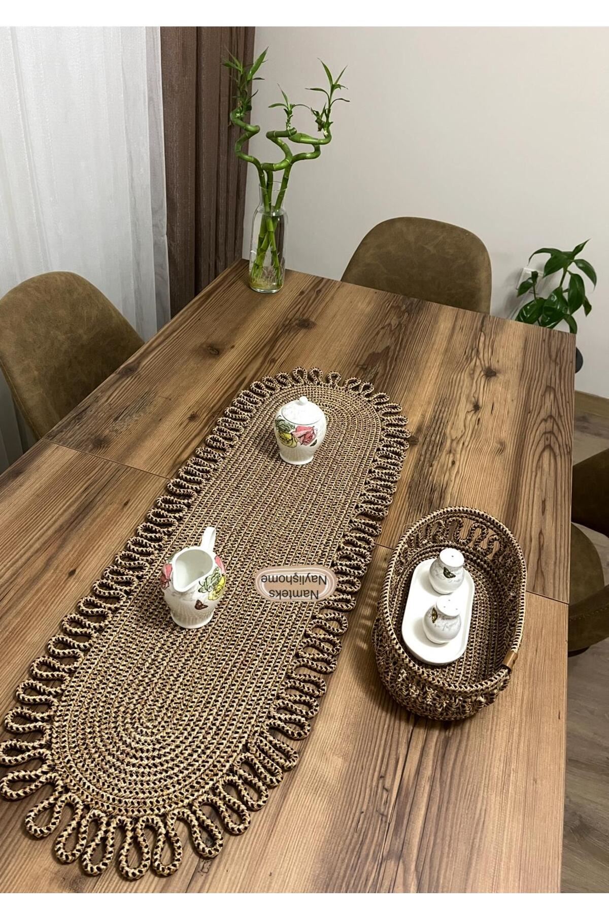 Runner Sepet Takımı, Jüt ,hasır ,amerikan Servisi, Supla Takımı ,tabak Altlığı ,sunum