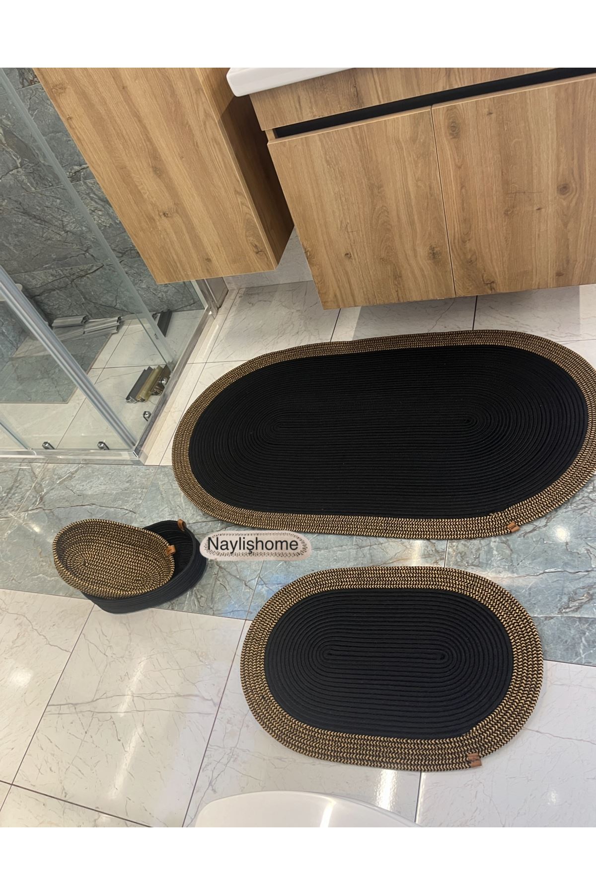 70x120cm ,40x60cm. 2 paspas,2 oval sepetli banyo takımı. hediyelik, çeyizlik ,bohem, dekoratif