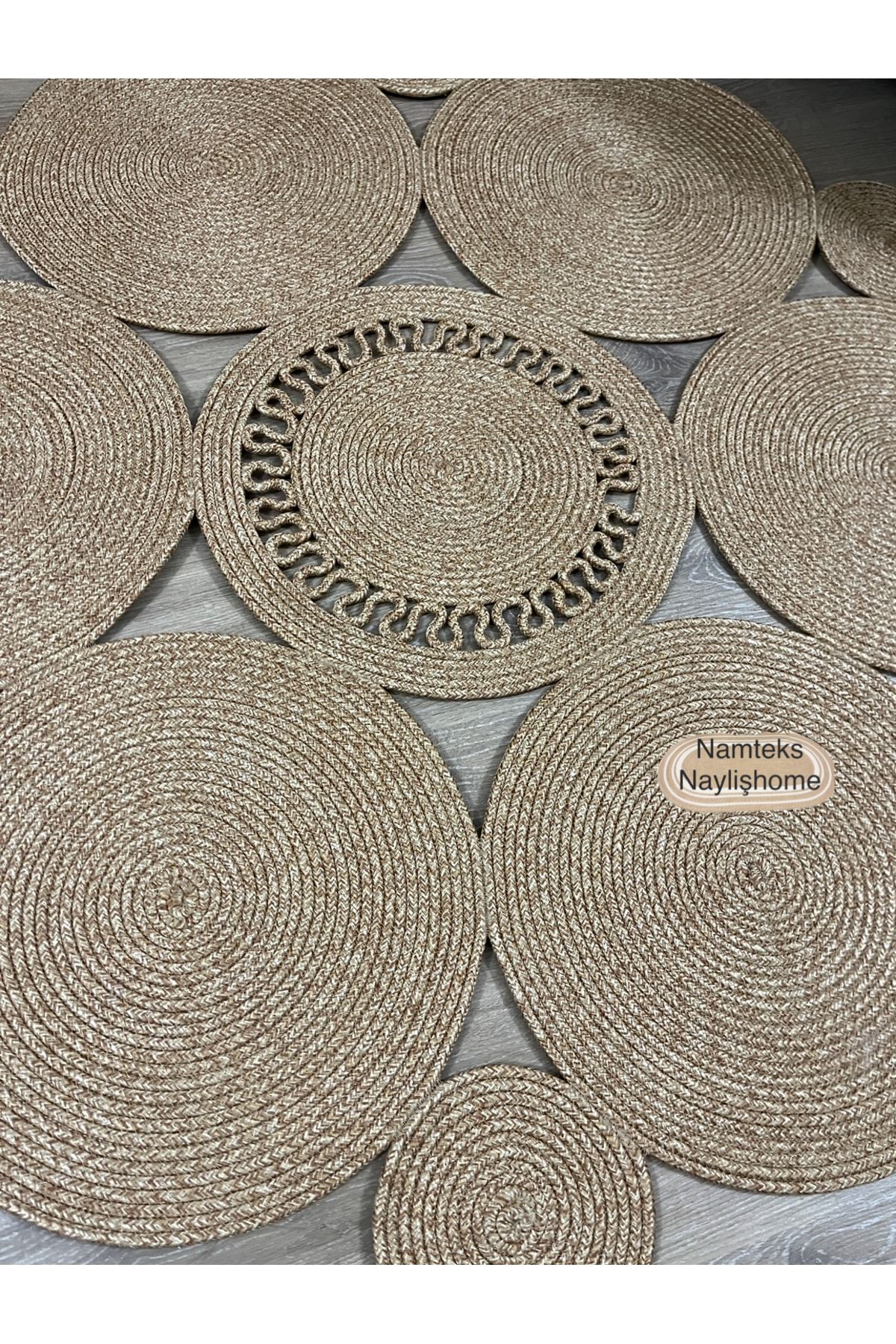 jüt hasır halı, kilim, paspas, hediyelik eşya, ev dekorasyonu, iç dekorasyon, NAYLA MODEL…