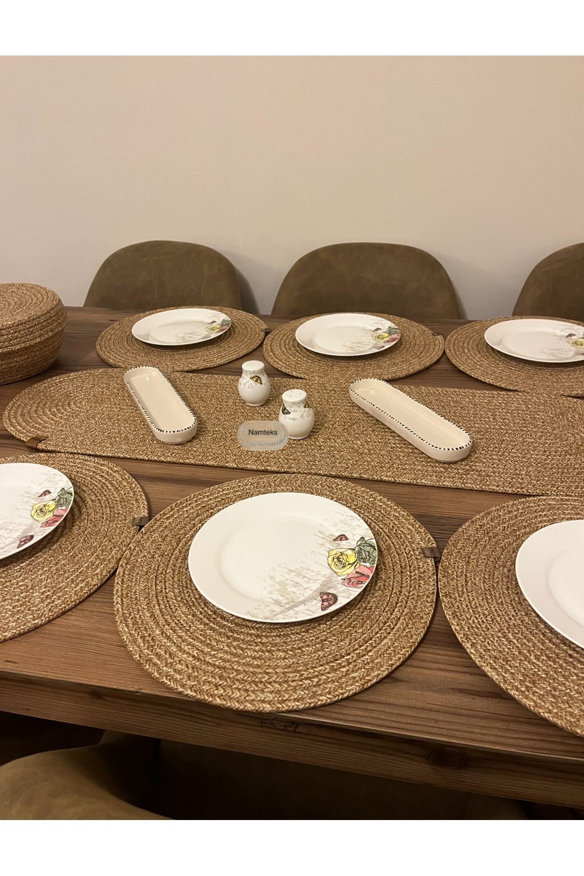 jüt, amerikan servis takımı, runner, supla, hediyelik, masa örtü takımı, yemek servis takımı