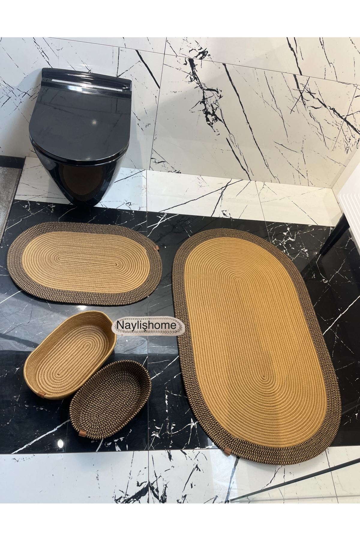 60x100 cm, 40x60 cm paspas ,4 lü banyo takımı. hediyelik, çeyizlik ,bohem, dekoratif ,organize