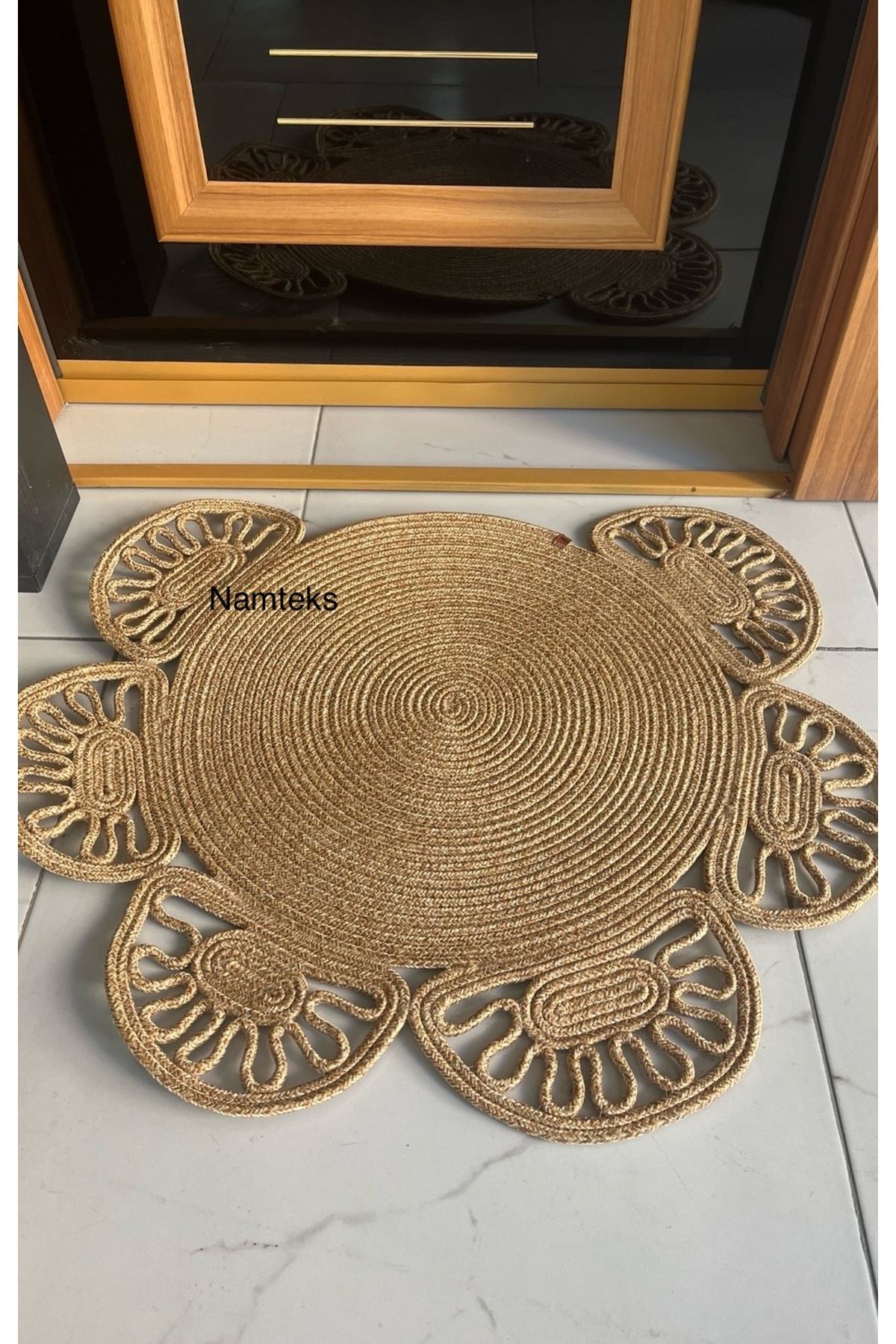 Jüt ,Hasır, Kapı Önü Paspası ,hediyelik ,çeyizlik ,modern, dekoratif