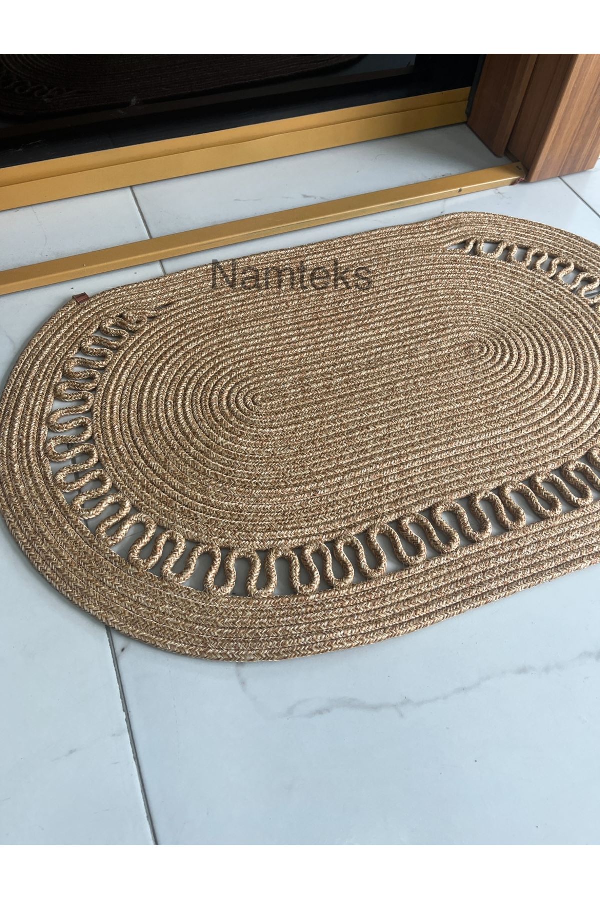 Jüt ,Hasır, Kapı Önü Paspası ,hediyelik ,çeyizlik ,modern, dekoratif