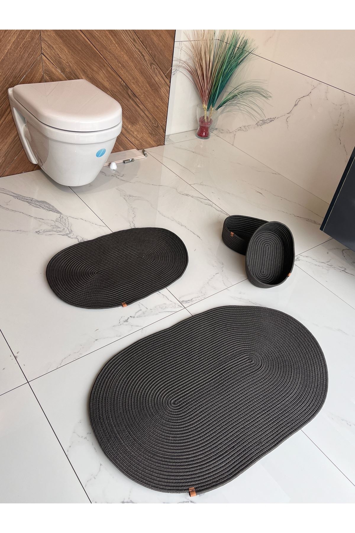 40x60-50x80 2 Paspas-2 Sepetli Banyo Takımı Hediyelik Çeyizlik