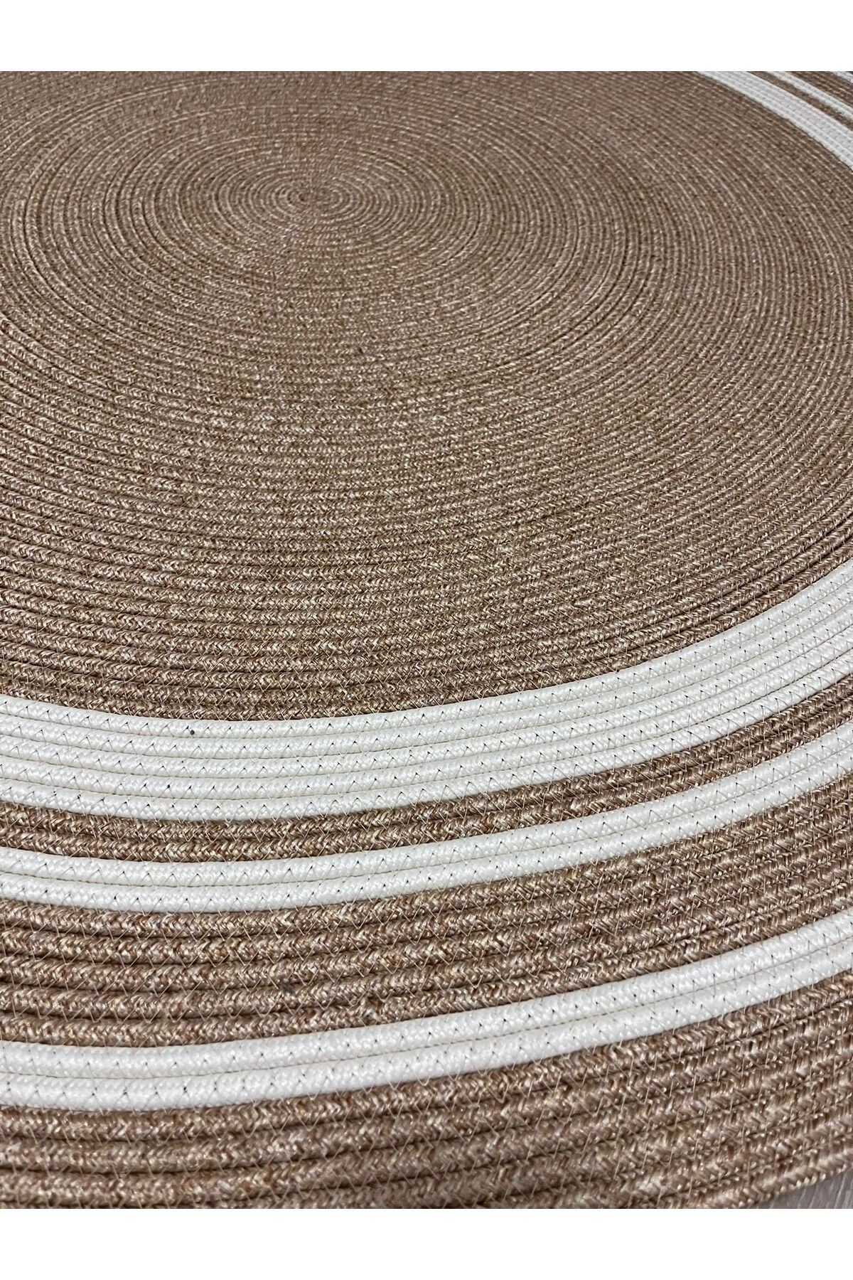 Modern, Hasır, Jüt Desenli, Naturel, Jüt Dekoratif, Kilim, Salon,mutfak Halısı Hediyelik, NAYLA…