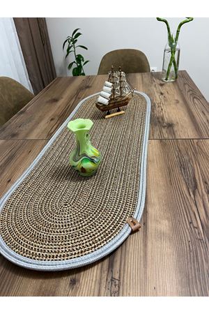 35x100 Runner Hasır Amerikan Servis ,yemek ,servisi , Çeyizlik, Hediyelik , Sunumluk