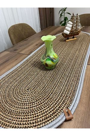 35x100 Runner Hasır Amerikan Servis ,yemek ,servisi , Çeyizlik, Hediyelik , Sunumluk