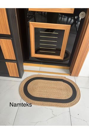 Jüt, Desenli Kapı Önü, Paspas, Banyo Paspası, Balkon Paspası / Hediyelik, Ev Eşyası.