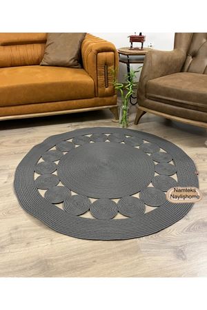 Modern, Hasır /Jüt. Desenli, Dekoratif, Kilim, Salon,mutfak Halısı. Çeyizlik, Hediyelik, siyahşerdüz
