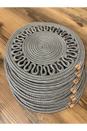 6 Adet 33x33 Jüt, Ameriken Servis, Masa Örtüsü, Supla Hediyelik,çeyizlik Gritirikotlu