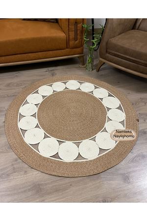 Modern, Hasır /Jüt. Desenli, Dekoratif, Kilim, Salon,mutfak Halısı. Çeyizlik, Hediyelik, siyahşerdüz