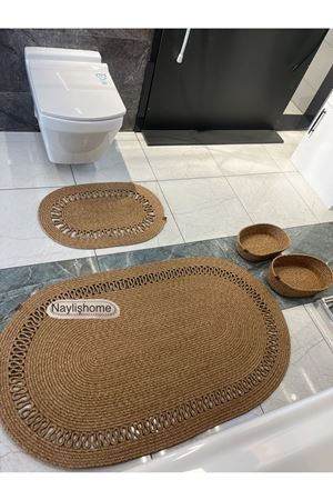 60x100 cm, 40x60 cm paspas ,4 lü banyo takımı. hediyelik, çeyizlik ,bohem, dekoratif ,organize