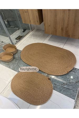 70x120cm ,40x60cm. 2 paspas,2 oval sepetli banyo takımı. hediyelik, çeyizlik ,bohem, dekoratif