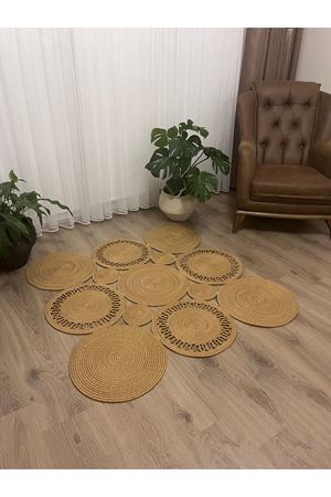 Modern, Hasır /Jüt. Desenli, Dekoratif, Kilim, Salon,mutfak Halısı. Çeyizlik, Hediyelik