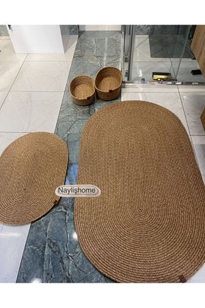 70x120cm ,40x60cm. 2 paspas,2 oval sepetli banyo takımı. hediyelik, çeyizlik ,bohem, dekoratif