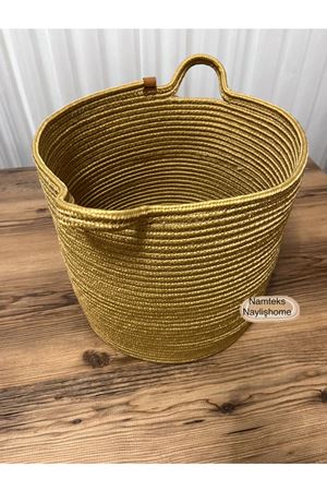 30cm-30cm çok amaçlı saplı orta boy sepet hediyelik çeyizlik organize