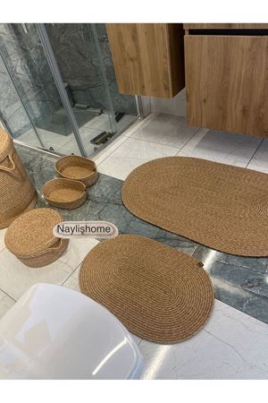 60x100 cm, 40x60 cm paspas ,4 lü banyo takımı. hediyelik, çeyizlik ,bohem, dekoratif ,organize