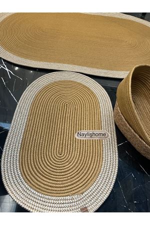 70x120cm ,40x60cm. 2 paspas,2 oval sepetli banyo takımı. hediyelik, çeyizlik ,bohem, dekoratif