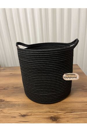 30cm-30cm çok amaçlı saplı orta boy sepet hediyelik çeyizlik organize