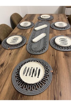 1adet25 X90runner 6adet33x33 Amerikan Servis Takımı, Yemek , Çeyizlik, Hediyelik,sunumluk