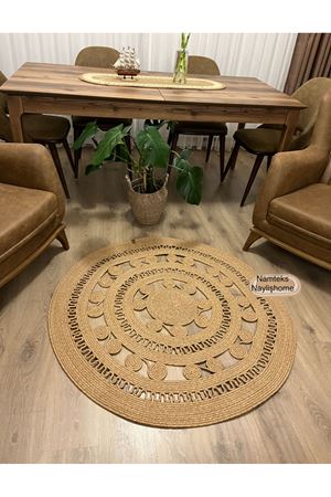 Jüt. Desenli, Dekoratif, Kilim, Salon ,mutfak Halısı. Çeyizlik, Hediyelik ,hasır