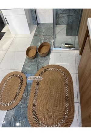 70x120cm ,40x60cm. 2 paspas,2 oval sepetli banyo takımı. hediyelik, çeyizlik ,bohem, dekoratif