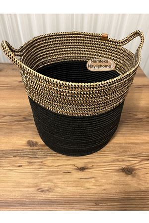 30cm-30cm çok amaçlı saplı orta boy sepet hediyelik çeyizlik organize