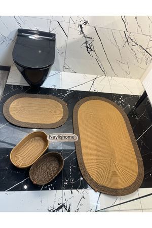 60x100 cm, 40x60 cm paspas ,4 lü banyo takımı. hediyelik, çeyizlik ,bohem, dekoratif ,organize