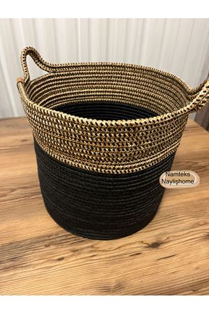 30cm-30cm çok amaçlı saplı orta boy sepet hediyelik çeyizlik organize