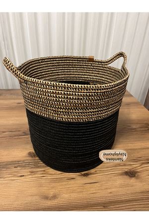 30cm-30cm çok amaçlı saplı orta boy sepet hediyelik çeyizlik organize